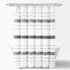 Chic Stripe Yarn Dyed Eco-Friendly Recycled Cotton Shower Curtain