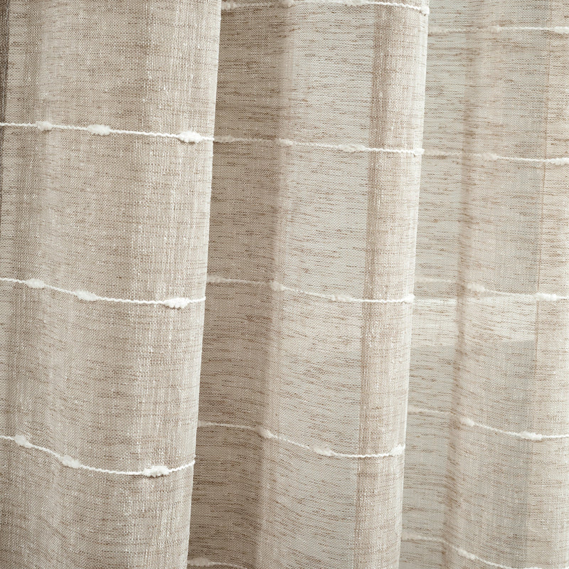 Farmhouse Textured Sheer Valance