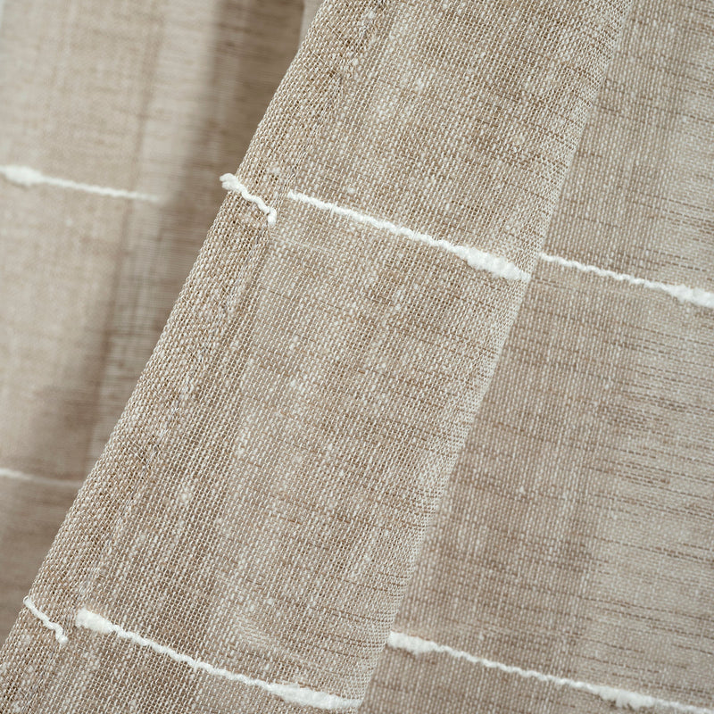 Farmhouse Textured Sheer Valance