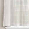 Farmhouse Textured Sheer Kitchen Window Tiers Set