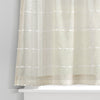 Farmhouse Textured Sheer Kitchen Window Tiers Set