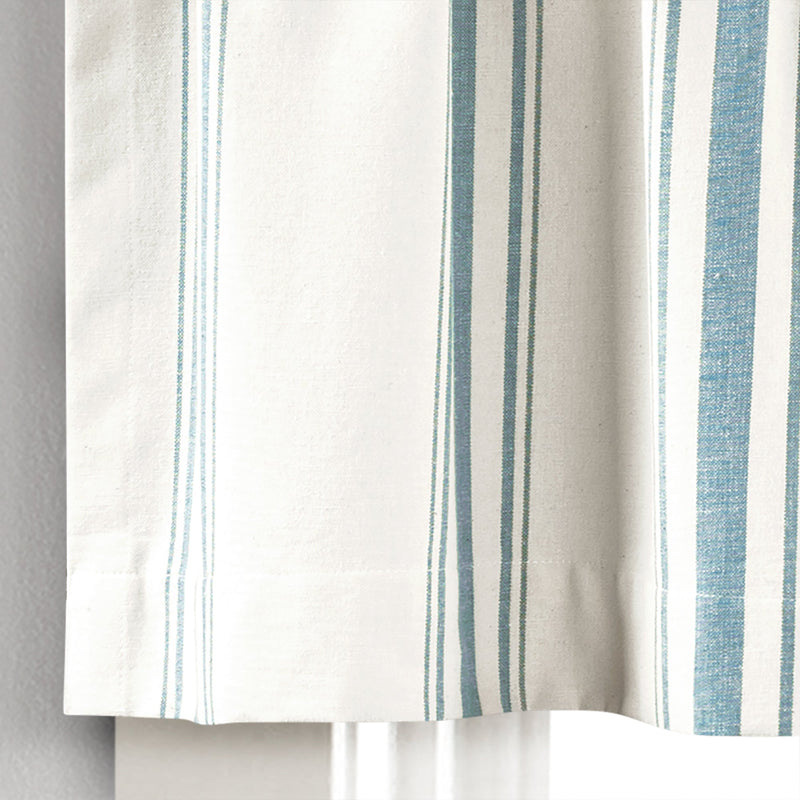 Farmhouse Stripe Yarn Dyed Recycled Cotton Valance