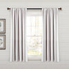 Farmhouse Stripe Yarn Dyed Recycled Cotton Window Curtain Panel Set