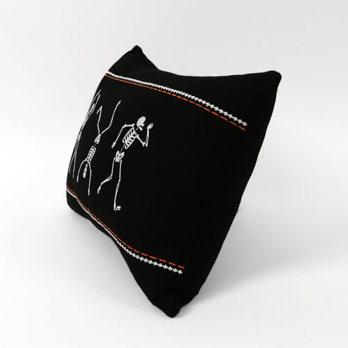 Dance Skeleton Decorative Pillow