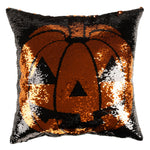 Sparkle Pumpkin Decorative Pillow