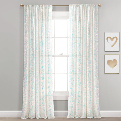 Ballgown Glam Sparkle Sequins Window Curtain Panel
