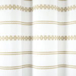 Breezy Chic Tassel Jacquard Recycled Cotton Shower Curtain