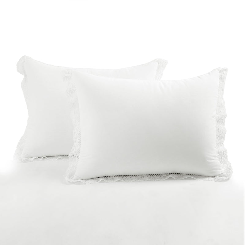 Rosalie Cottagecore Lace Trim 5 Piece Comforter Set