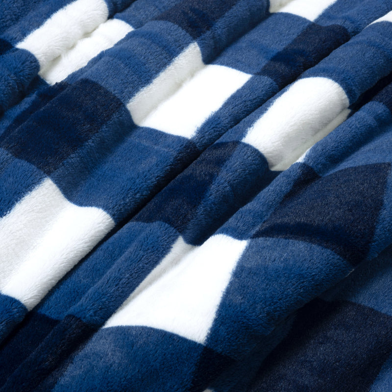 Plaid Ultra Soft Faux Fur All Season Comforter Set