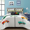 Racing Cars Reversible Comforter Set