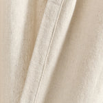 Boho Pom Pom Tassel Faux Linen Window Curtain Panel
