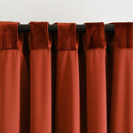 Prima Velvet Solid Ultra Wide Light Filtering Window Curtain Panel