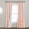 Allison Ruffle 100% Blackout Window Curtain Panel