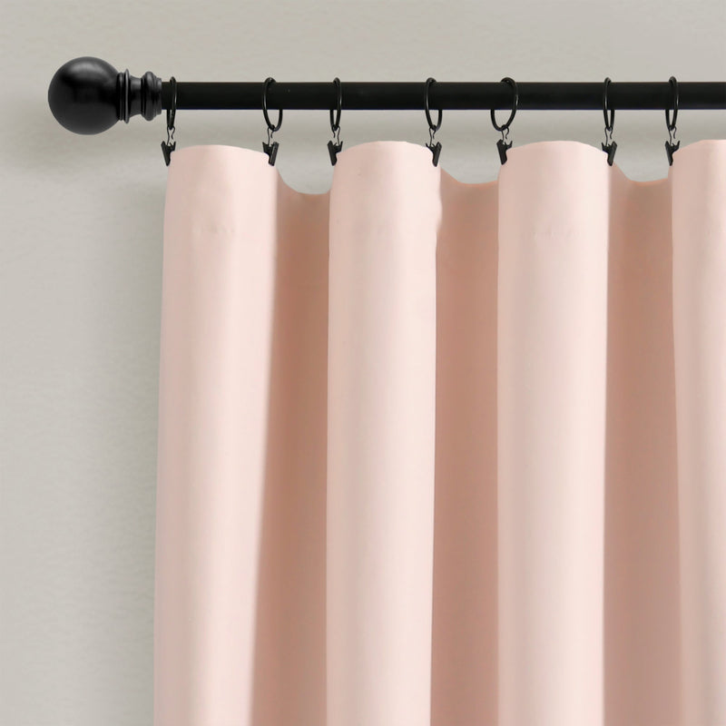 Allison Ruffle 100% Blackout Window Curtain Panel