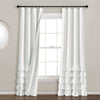 Allison Ruffle 100% Blackout Window Curtain Panel