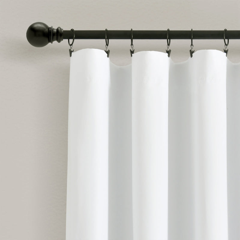 Allison Ruffle 100% Blackout Window Curtain Panel