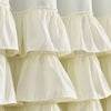 Allison Ruffle 100% Blackout Window Curtain Panel