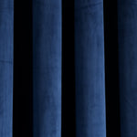 Prima Velvet Solid 100% Blackout Window Curtain Panel