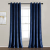 Prima Velvet Solid 100% Blackout Window Curtain Panel