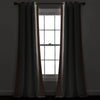 Block Border Blackout Window Curtain Panel