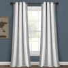 Block Border Blackout Window Curtain Panel