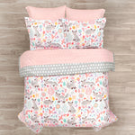 Pixie Fox Reversible Comforter Set + Sheet Set Combo