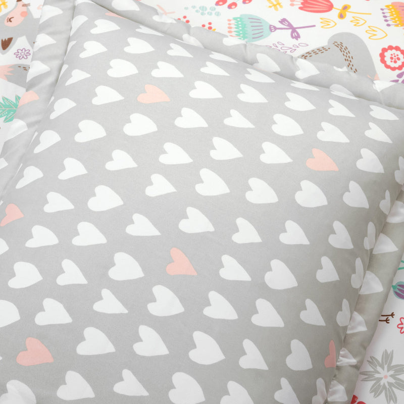 Pixie Fox Reversible Comforter Set + Sheet Set Combo