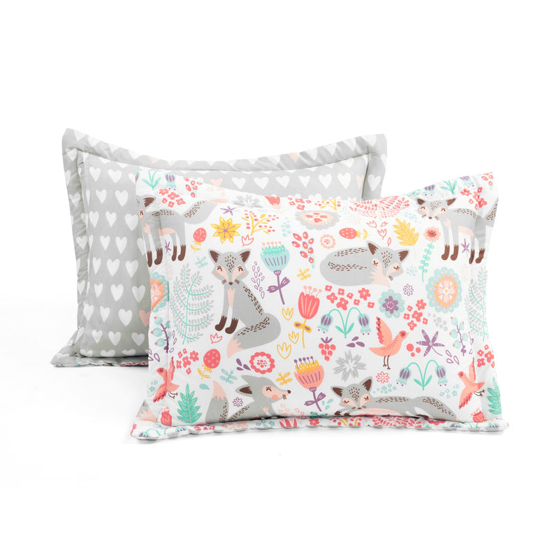 Pixie Fox Reversible Comforter Set + Sheet Set Combo