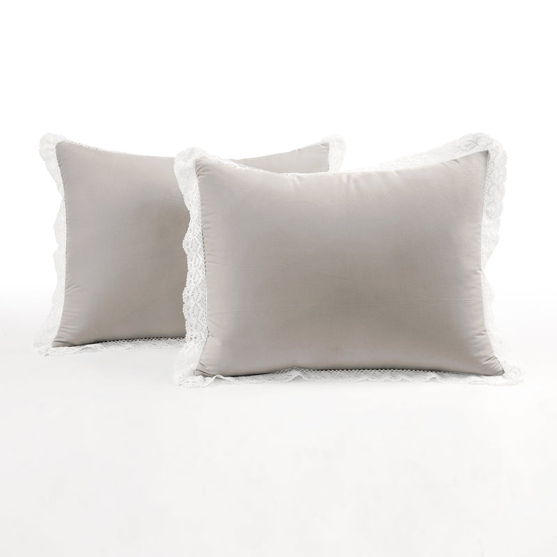 Rosalie Cottagecore Lace Trim 5 Piece Comforter Set