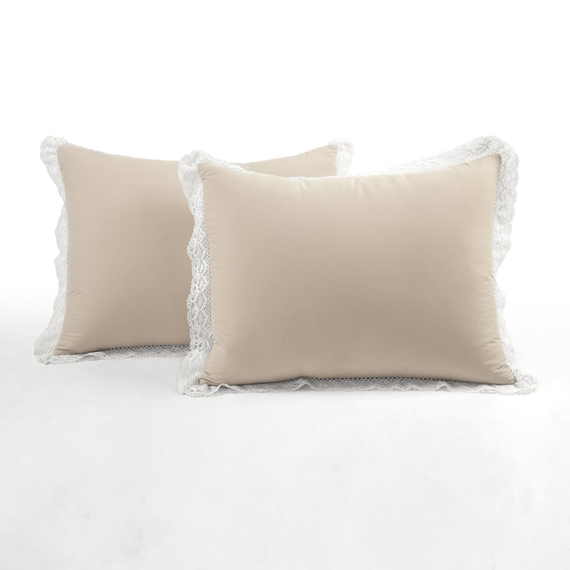 Rosalie Cottagecore Lace Trim 5 Piece Comforter Set