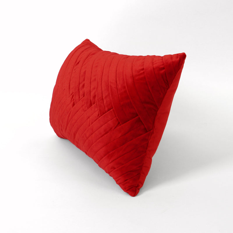 Velvet Pleat Decorative Pillow