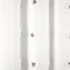 Boho Circle Tufted Yarn Dyed Recycled Cotton Shower Curtain