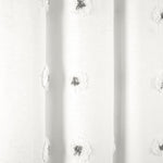 Boho Circle Tufted Yarn Dyed Recycled Cotton Shower Curtain