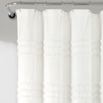 Boho Kendra Tufted Yarn Dyed Recycled Cotton Shower Curtain