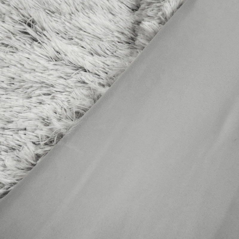 Emma Cozy Ultra Soft Two Tone Faux Fur Comforter Set