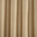 Luxury Regency Faux Silk Two-Tone Tassel Window Curtain Panel Set