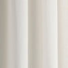 Luxury Modern Flower Linen Like Embroidery Border Window Curtain Panel