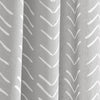 Hygge Modern Arrow Faux Linen Shower Curtain