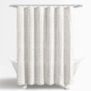 Hygge Modern Arrow Faux Linen Shower Curtain