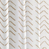 Hygge Modern Arrow Faux Linen Shower Curtain