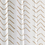 Hygge Modern Arrow Faux Linen Shower Curtain