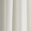 Luxury Modern Flower Linen Like Embroidery Border Window Curtain Panel