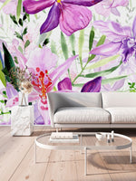 Purple Flowers Wallpaper