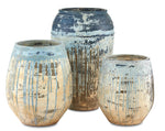Currey and Company Sicilia Medium Blue Planter 2200-0005