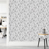Black and White Indian Pattern Wallpaper