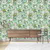 Modish Green Plants Wallpaper Vogue