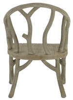 Currey and Company Faux Bois Arbor Concrete Chair 2701