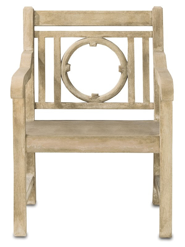 Currey and Company Leagrave Concrete Chair 2723 - LOVECUP