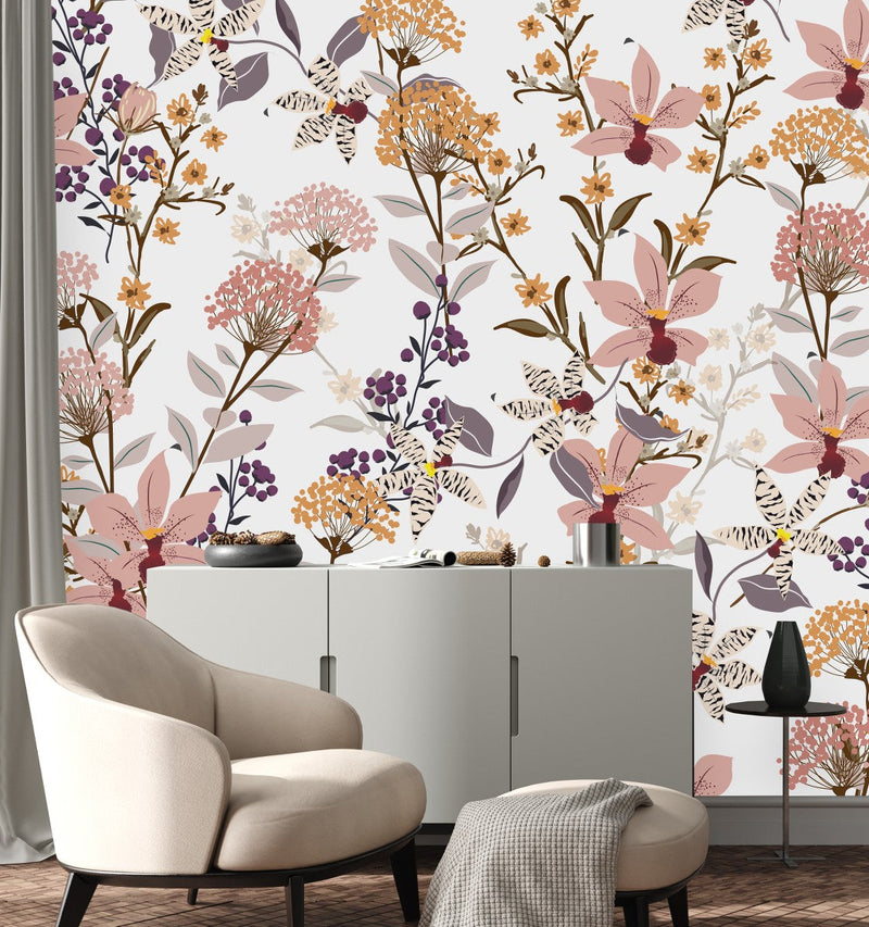Pink Flowers Wallpaper