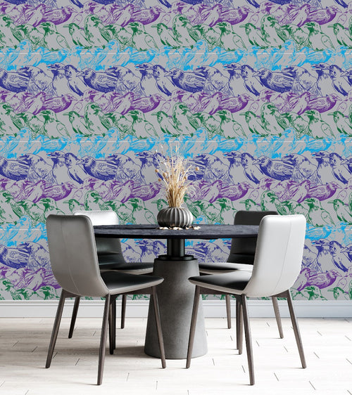 Birds Pattern Wallpaper